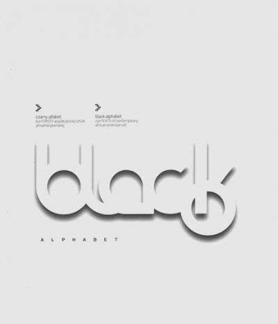 Grafika produktu: Black Alphabet. Contexts of contemporary african american art