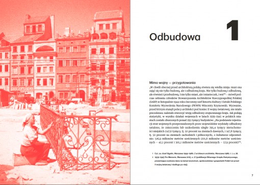 Grafika produktu: Architektura w Polsce 1945–1989