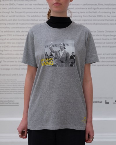 Grafika produktu: T-Shirt ANDREA FRASER. ART MUST HANG - M