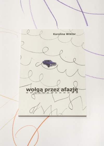 Grafika produktu: Karolina Wiktor. Wołgą przez afazję