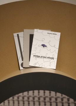 Grafika produktu: Karolina Wiktor. Wołgą przez afazję