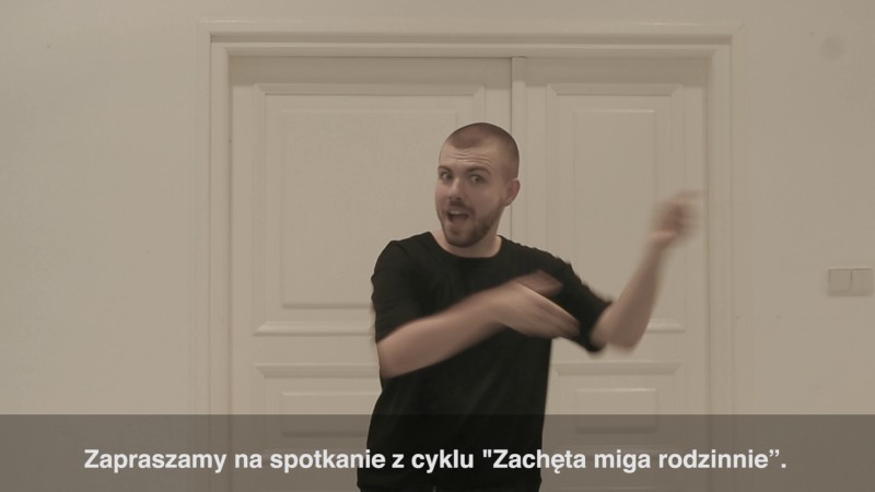 Zachęta Signs! Workshops in Polish Sign Language