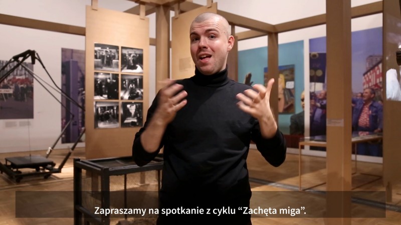 Zachęta Signs!  Guided tour in Polish Sign Language