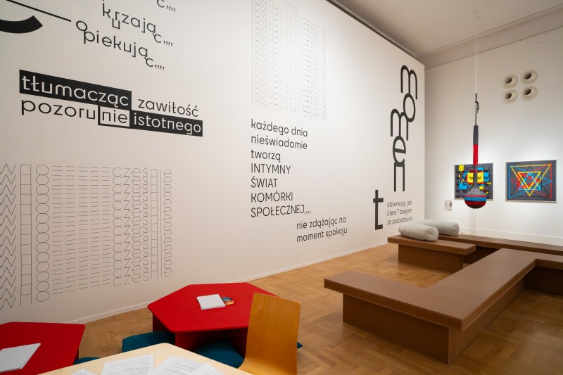 zdjęcie, osoba w przestrzeni wystawy