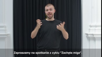 Grafika wydarzenia: Zachęta miga! 