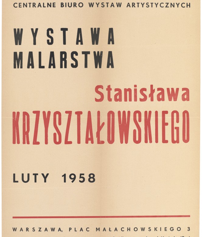 Stanisław Krzyształowski, malarstwo