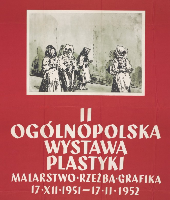 II Ogólnopolska Wystawa Plastyki, malarstwo, rzeźba, grafika                                                                                                                                                                                                   