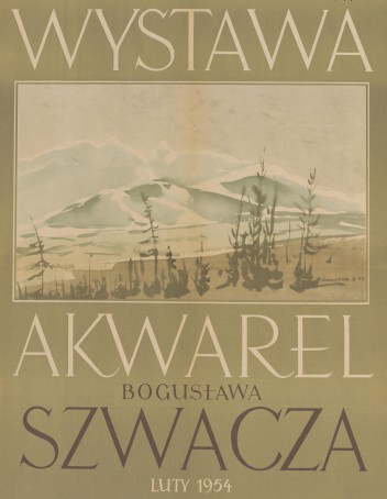 Grafika do wystawy Bogusław Szwacz                                                                                                                                                                             