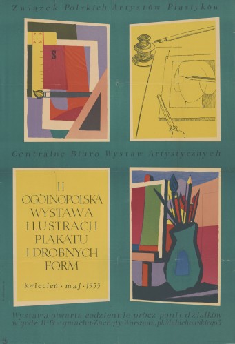 Grafika do wystawy II Ogólnopolska Wystawa Ilustracji, Plakatu i Drobnych Form Graficznych