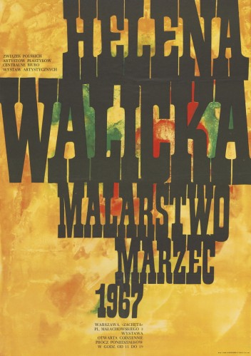 Grafika do wystawy Helena Walicka, malarstwo