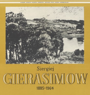 Grafika do wystawy Siergiej Gierasimow (1885-1964), malarstwo