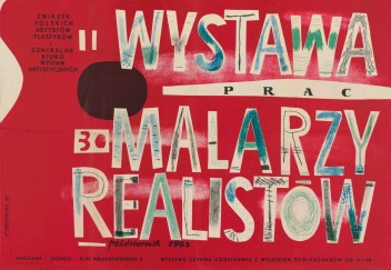 Grafika do wystawy Wystawa prac 30 malarzy realistów                                                                                                                                                                                                                          