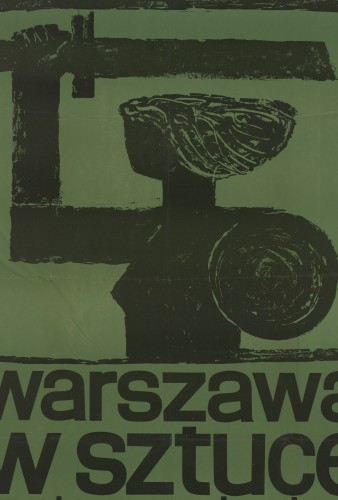 Grafika do wystawy Warszawa w sztuce                                                                                                                                                                                                                                