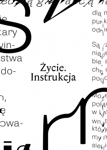 Grafika do wystawy Życie. Instrukcja 