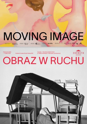 Grafika do wystawy Moving Image