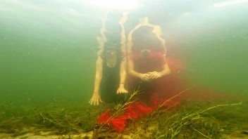 Grafika do wystawy Języki z wody