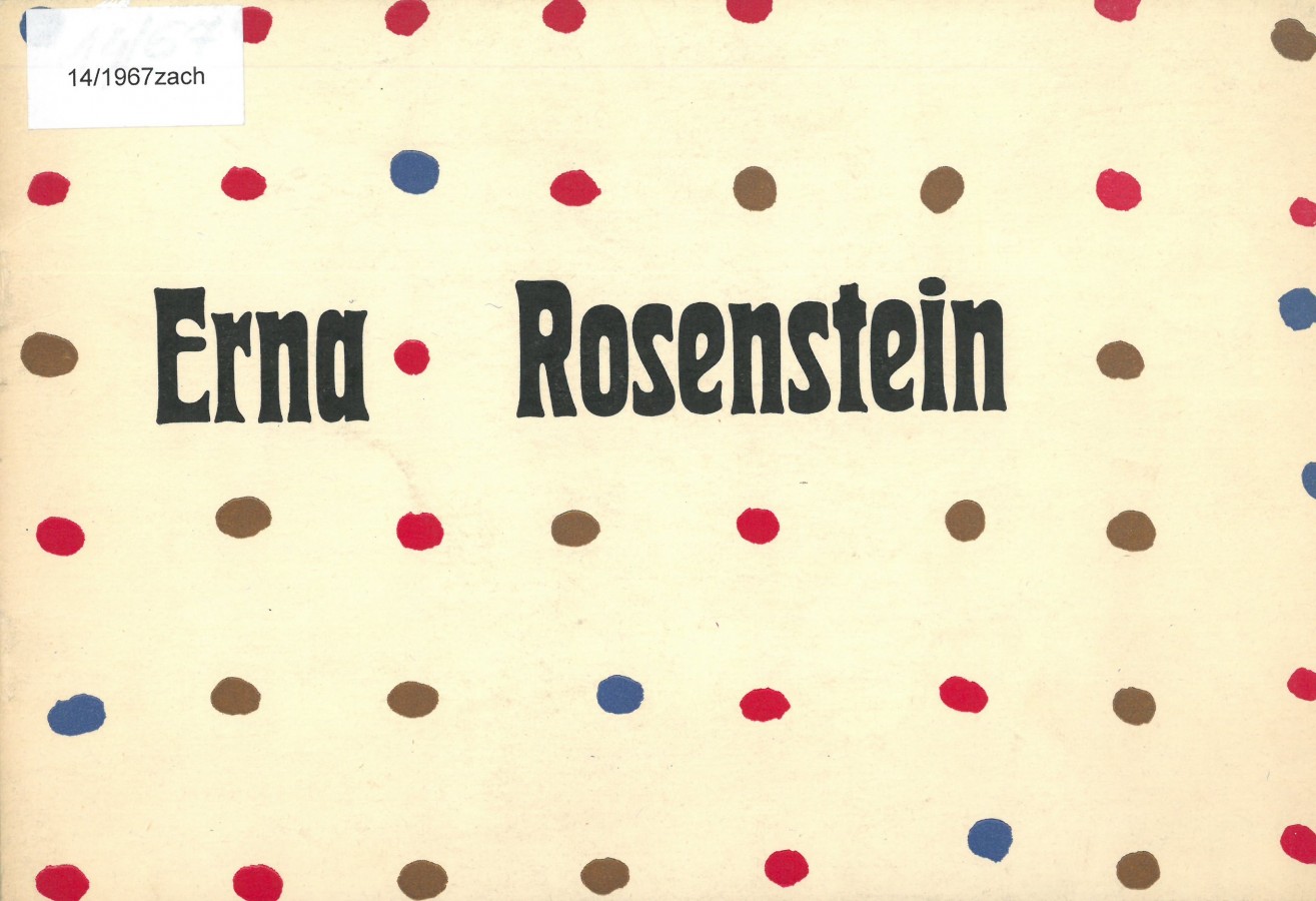 Grafika obiektu: Erna Rosenstein. Malarstwo