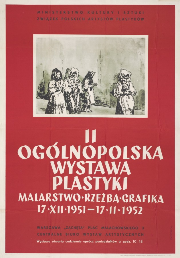 Grafika obiektu: II Ogólnopolska Wystawa Plastyki, malarstwo, rzeźba, grafika                  