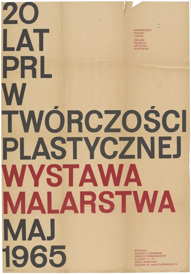 Grafika obiektu: 20 lat PRL w twórczości plastycznej. Wystawa malarstwa