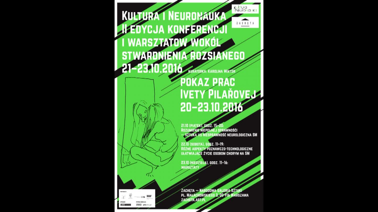 Grafika obiektu: Iveta Pilařová. Show within Culture and Neuroscience conference