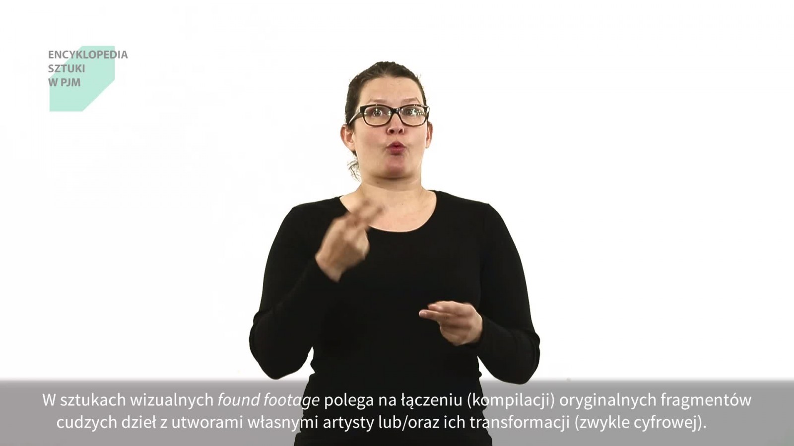 Grafika obiektu: Art encyclopedia in Polish Sign Language