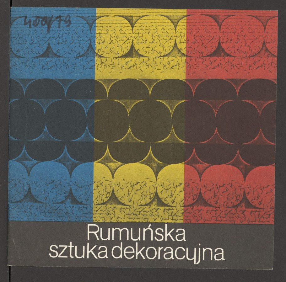 Czarna okładka z geometrycznym, gęstym wzorem, na który nałożone zostały pionowe, przezroczyste pasy w trzech kolorach: niebieskim, żółtym i czerwonym. Wewnątrz tekst i spis autorów i autorek prac. Na końcu czarno-białe ilustracje różnorodnych dzieł: szkła