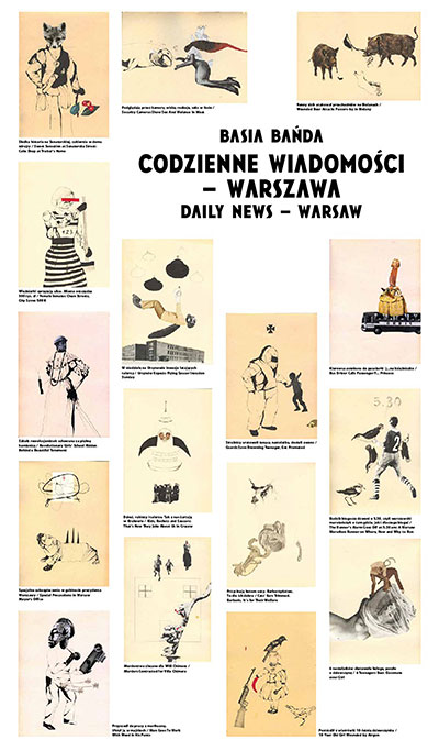 Grafika obiektu: Basia Bańda. Codzienne wiadomości - Warszawa