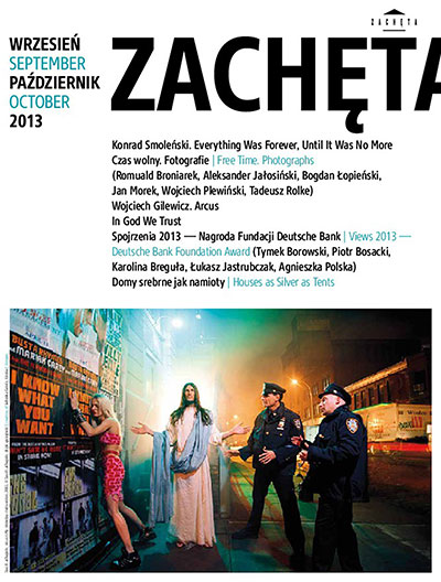 Grafika obiektu: Zachęta. Wrzesień, październik 2013