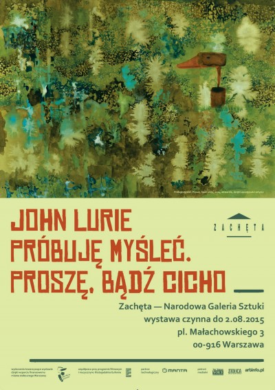 Grafika obiektu: John Lurie Próbuję myśleć. Proszę, bądź cicho