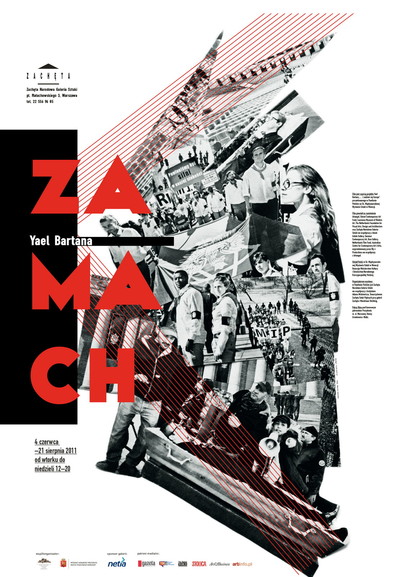 Grafika obiektu: Yael Bartana. Zamach