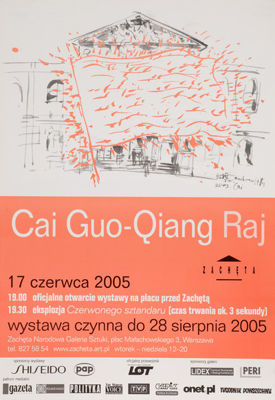 Grafika obiektu: Cai Guo-Qiang. Raj