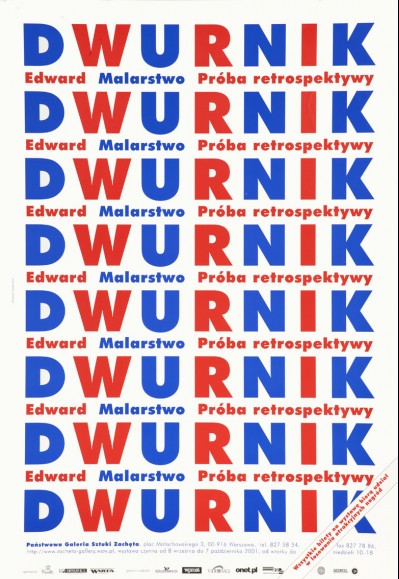 Grafika obiektu: Edward Dwurnik. Malarstwo