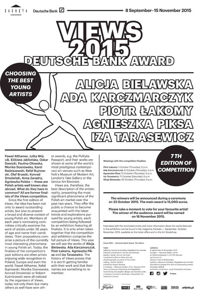 Grafika obiektu: VIEWS 2015 - Deutsche Bank  Award