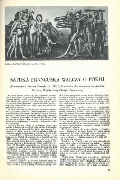 Grafika obiektu: Sztuka francuska walczy o pokój