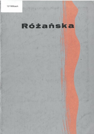 Grafika obiektu: Eugenia Różańska, malarstwo