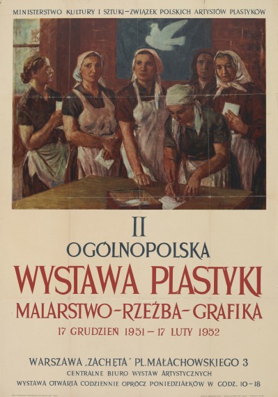 Grafika obiektu: II Ogólnopolska Wystawa Plastyki, malarstwo, rzeźba, grafika      