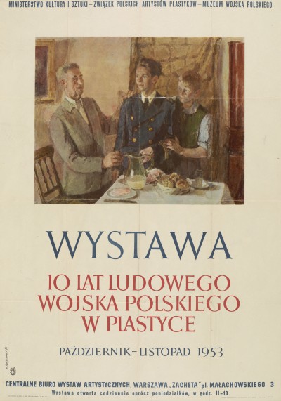 Grafika obiektu: 10 years of Polish People's Army depicted in art