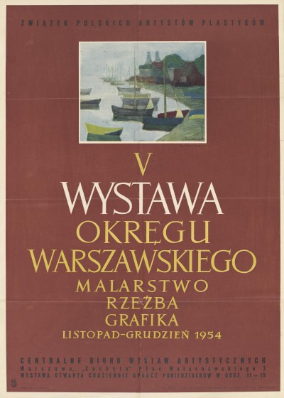 Grafika obiektu: V Wystawa Okręgu Warszawskiego ZPAP      