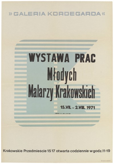 Grafika obiektu: Wystawa prac młodych malarzy krakowskich         