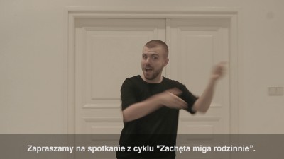 Grafika obiektu: Zachęta Signs!  Guided tour in Polish Sign Language