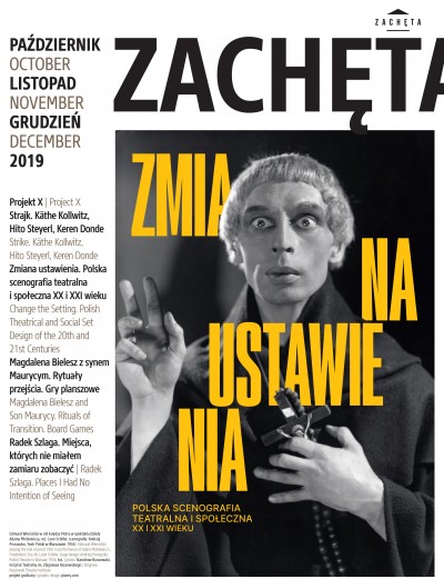 Grafika obiektu: Zachęta. Październik, listopad, grudzień 2019