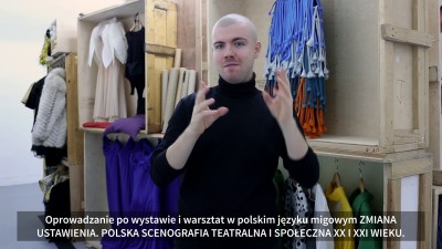 Grafika obiektu: Zachęta Signs!  Guided tour in Polish Sign Language