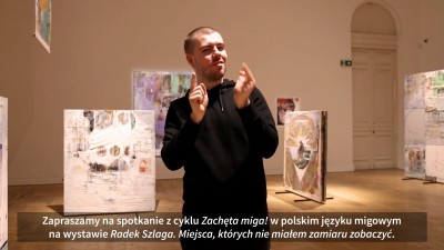 Grafika obiektu: Zaproszenie na „Zachęta miga!”