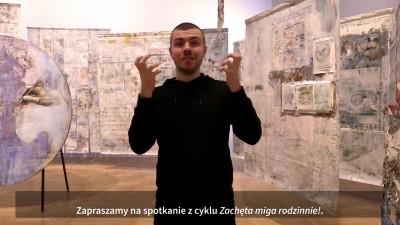 Grafika obiektu: Zaproszenia na „Zachęta miga rodzinnie!”