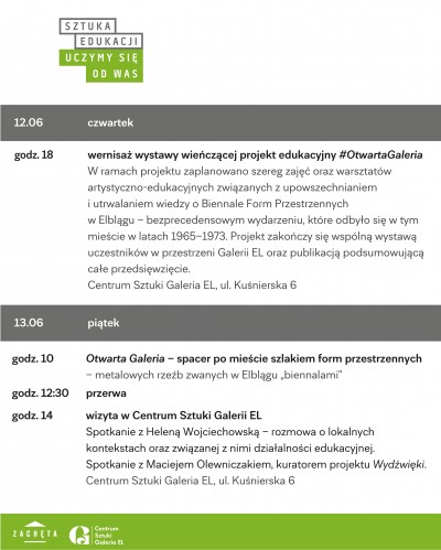 Grafika obiektu: The art of education. We learn from you. Elbląg