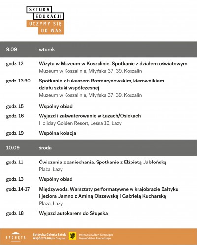 Grafika obiektu: Sztuka Edukacji. Uczymy się od was. Koszalin | Łazy | Słupsk | Ustka