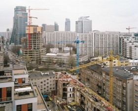 Zdjęcie pracy Small Ghetto. View from 39 Zielna Street towards the north-west — 13 April 2012, from the series Other City