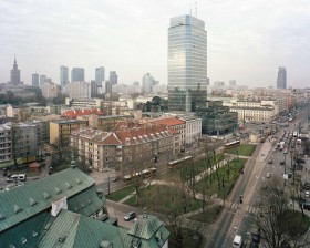 Zdjęcie pracy Large Ghetto. View from 64 Solidarności Avenue towards the south-west — 15 April 2011, from the series Other City