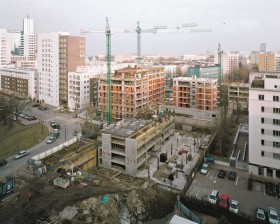 Zdjęcie pracy Large Ghetto. View from 15 Inflancka Street towards the south-east — 15 March 2012, from the series Other City