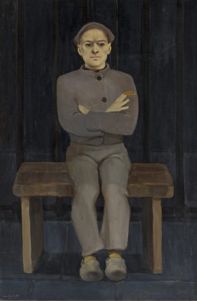 Zdjęcie pracy Boris Taslitzky, Henri Martin, 1951, olej, płótno, 117 x 73 cm, Muzeum Narodowe w Warszawie. Fot. Krzysztof Wilczyński; ©Muzeum Narodowe  w Warszawie